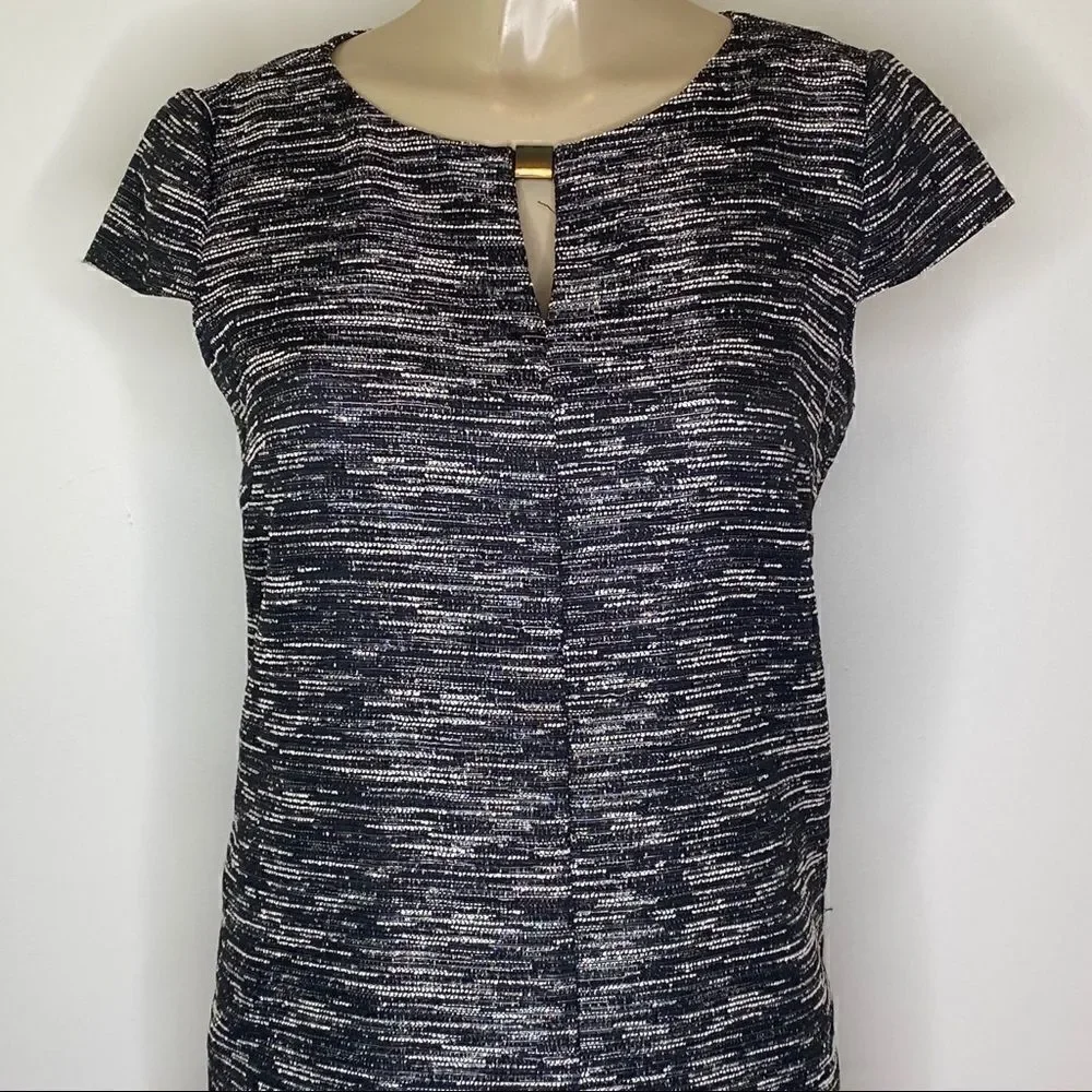 Tahari ASL  Ivory Vanessa Tweed Shift dress - Picture 2 of 8